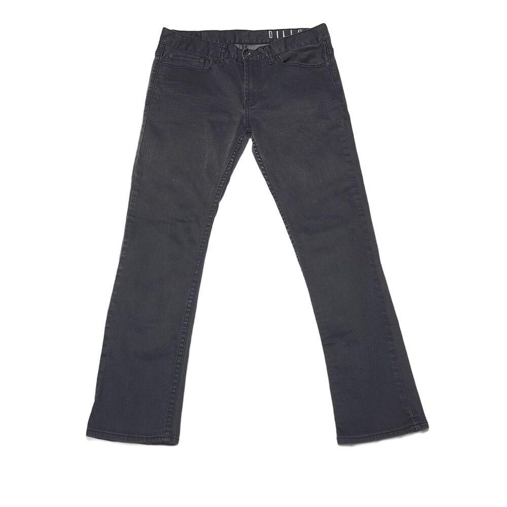 Bullhead Dillon Skinny Jeans Men's Size 30x30 Dark Gray Stretch Denim